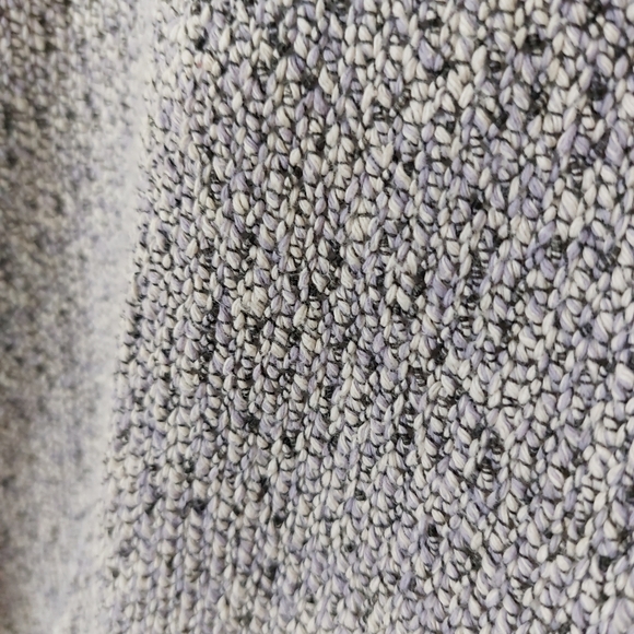 J. Jill Pure Jill Heathered Purple Kimono Sleeve Boxy Lightweight Sweater Top - Picture 6 of 15